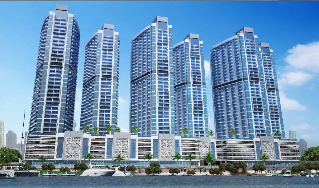 Ajman Creek Towers — вид на комплекс, фото 3