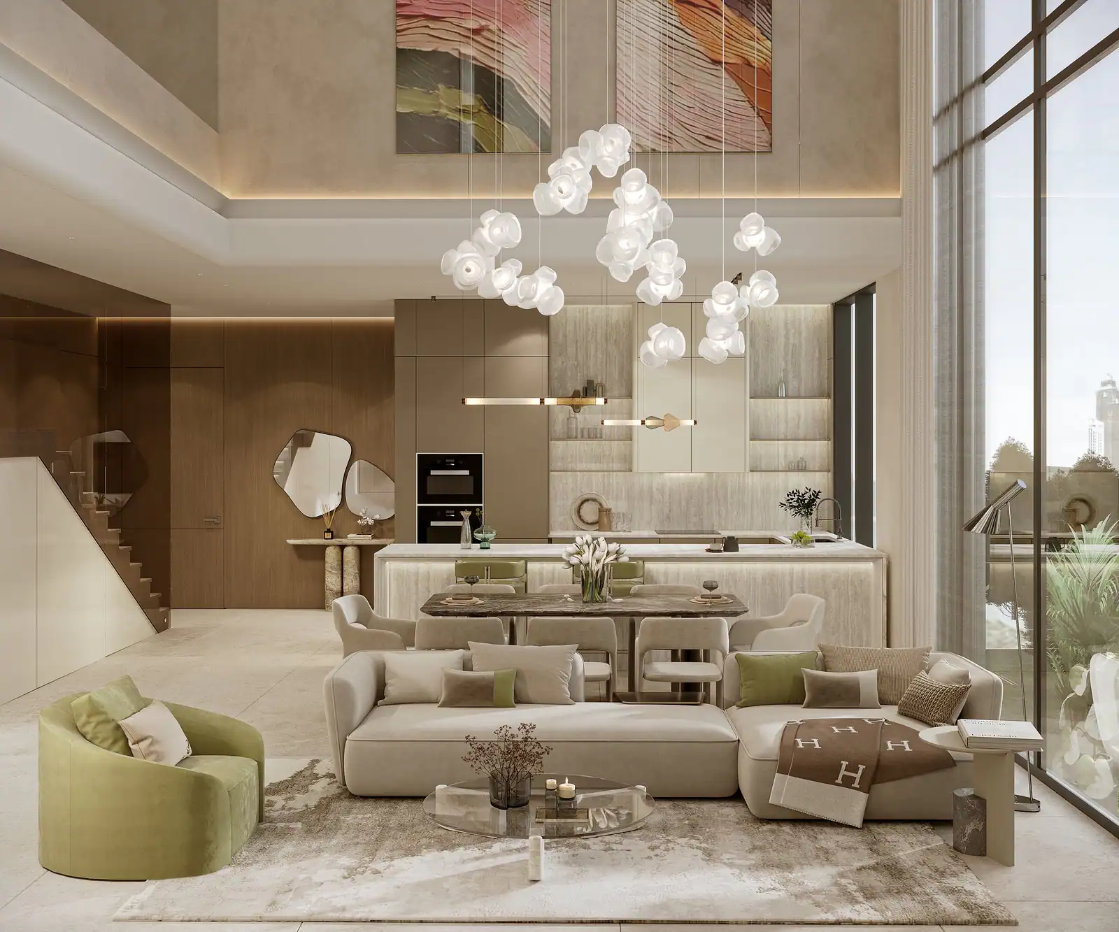 Wellington Ocean — интерьер гостиной, фото 15