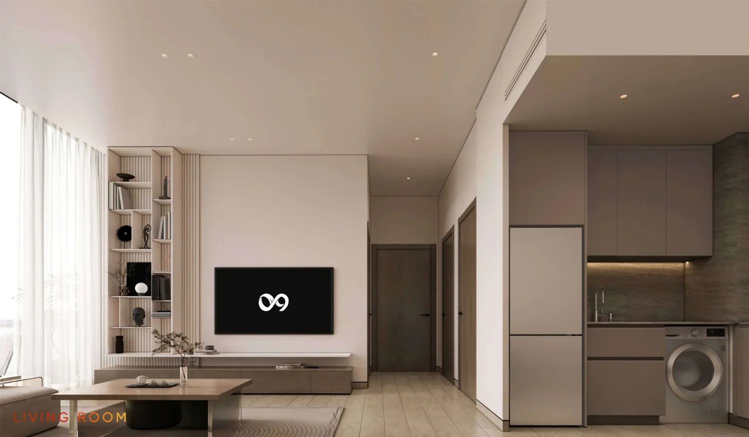 09 Life Residences — интерьер гостиной