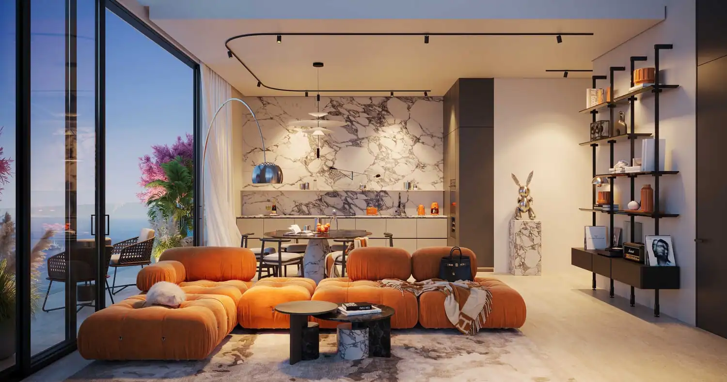 Villa Del Gavi — интерьер гостиной, фото 7