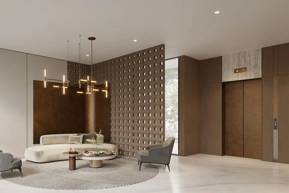 105 Residences by Kamdar — лобби, фото 11