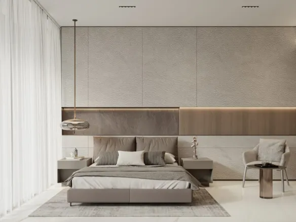 105 Residences by Kamdar — спальня