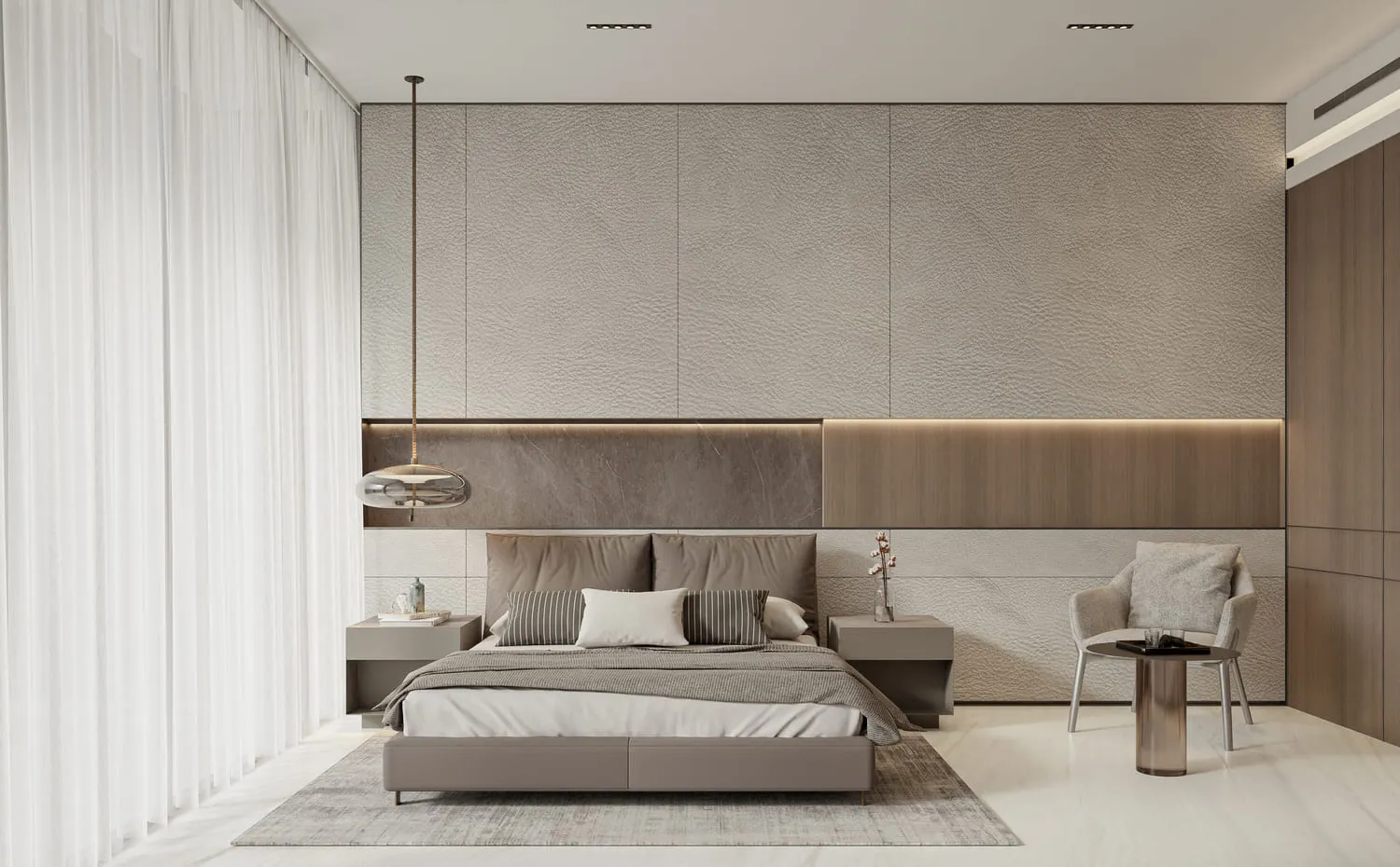105 Residences by Kamdar — спальня