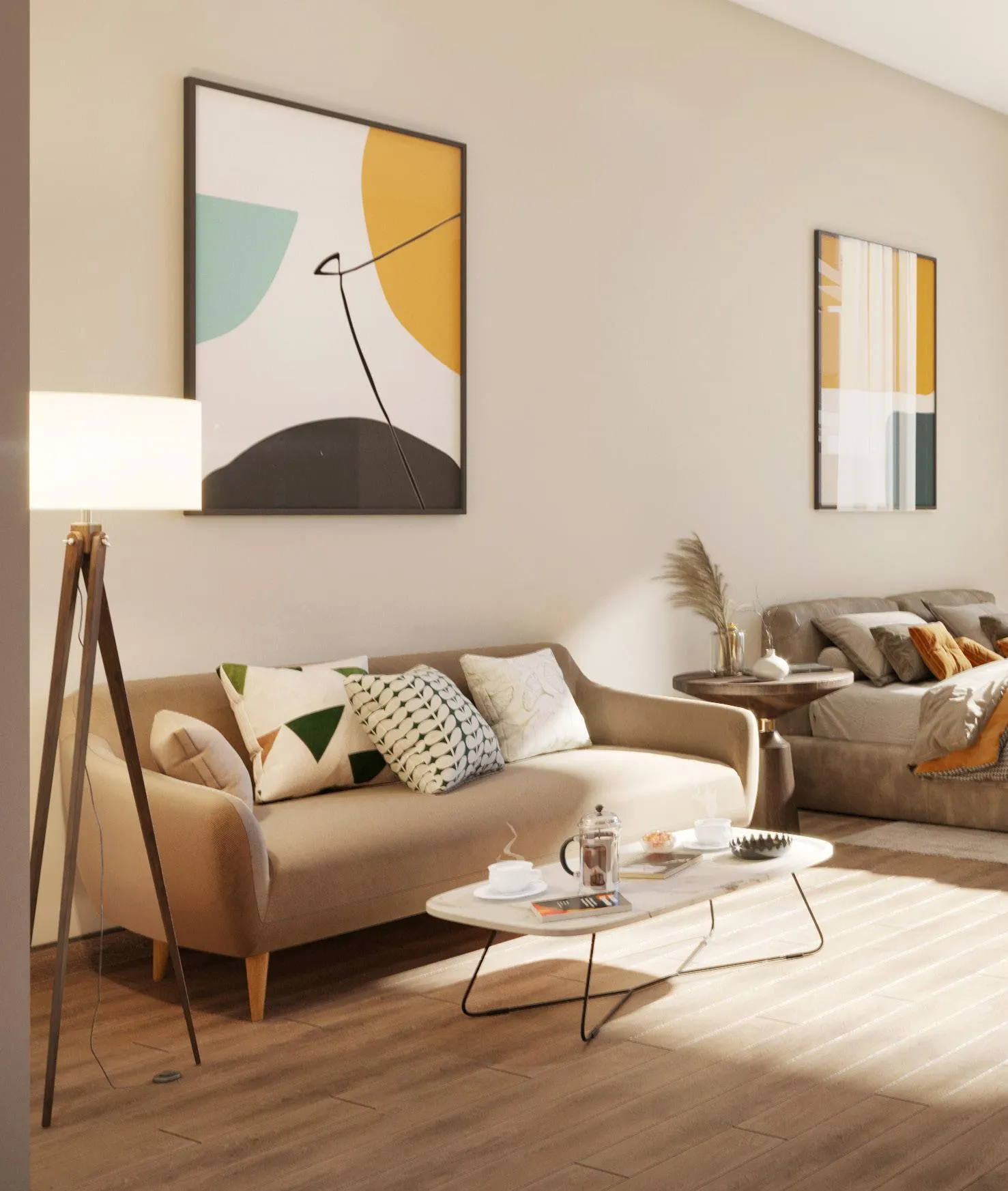 11 Hills Park — интерьер гостиной, фото 8