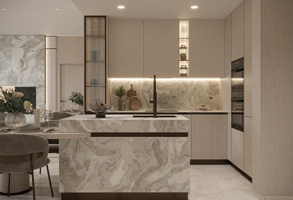 113 Residences by Iman — кухня