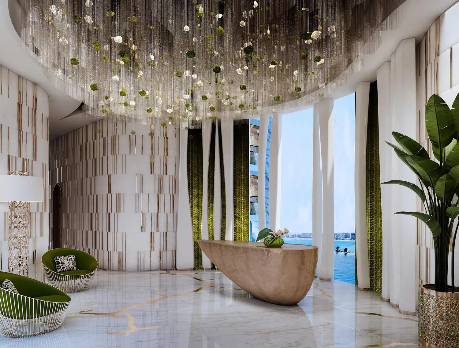Damac Bay 2 — лобби