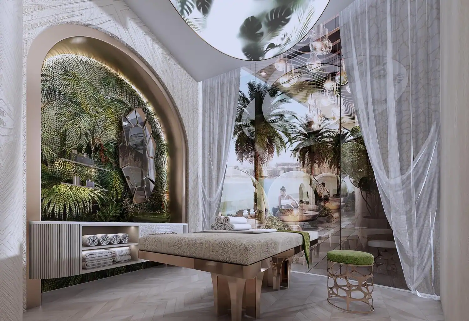 Damac Bay 2 — массажный кабинет