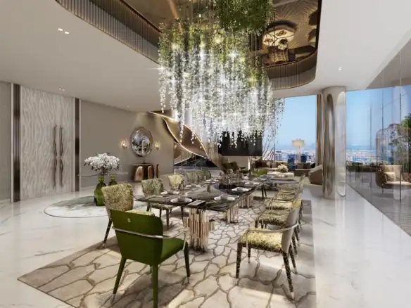 Damac Bay 2 — обеденная зона