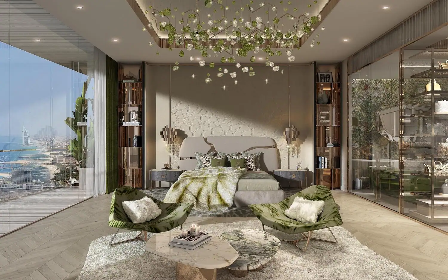 Damac Bay 2 — спальня