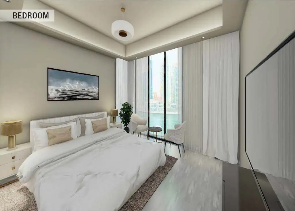 Ajman Creek Towers — спальня