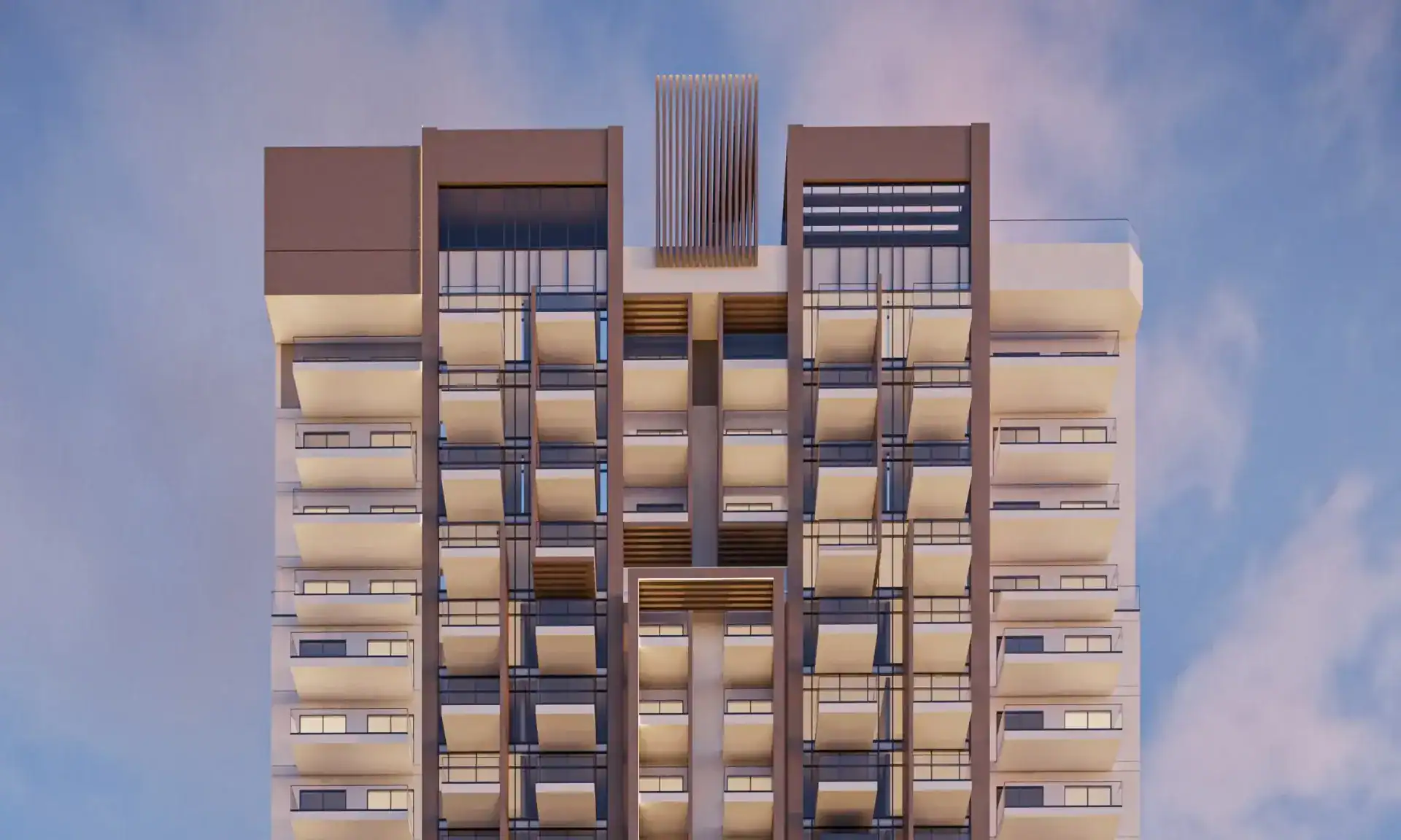 Q Gardens Loft в районе JVC (Джумейра Вилладж Серкл) — фото 2