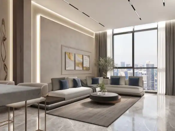 Palatium Residence — интерьер гостиной, фото 8