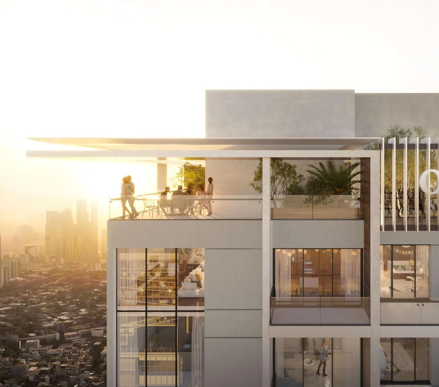 1WOOD Residence 2 — терраса на крыше
