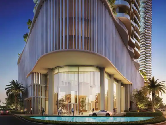 Laguna Residence — вход в здание