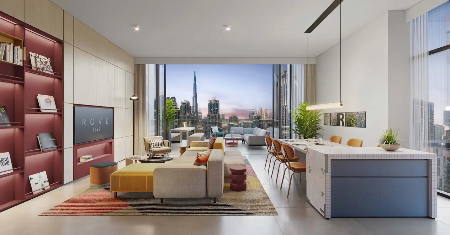 Rove Home Marasi Drive — интерьер гостиной, фото 15