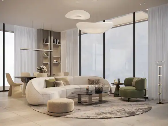 Wellington Ocean — интерьер гостиной, фото 12