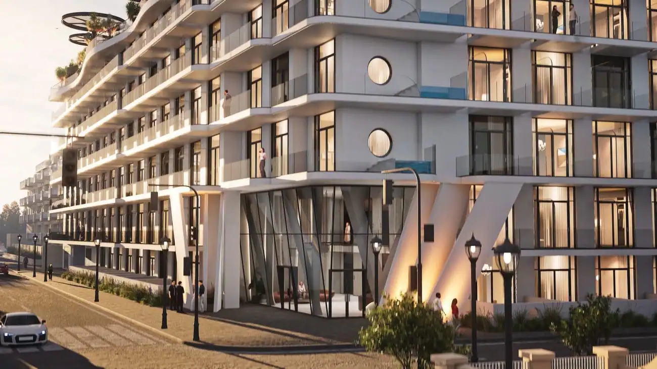 Avana Residences — вход в здание