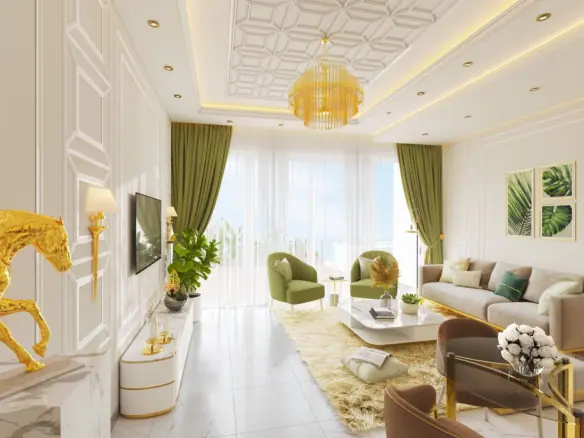 Vincitore Aqua Flora — интерьер гостиной