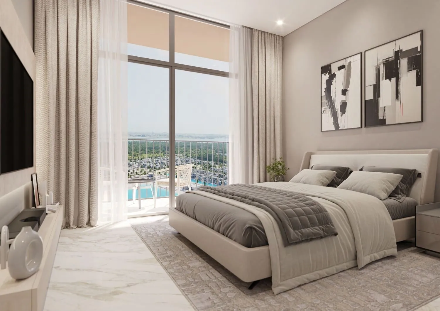 310 Riverside Crescent — спальня