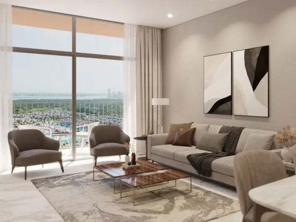 310 Riverside Crescent — интерьер гостиной