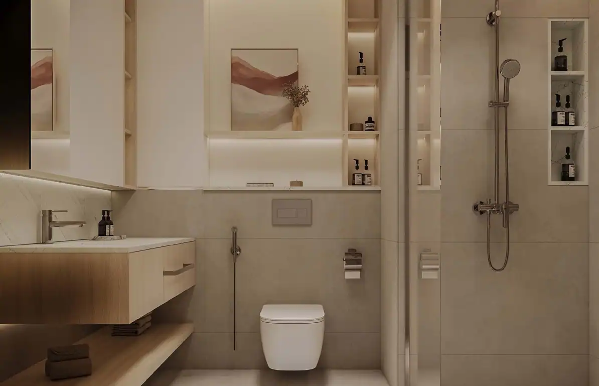 Vida Residences Saadiyat Island — ванная комната, фото 10