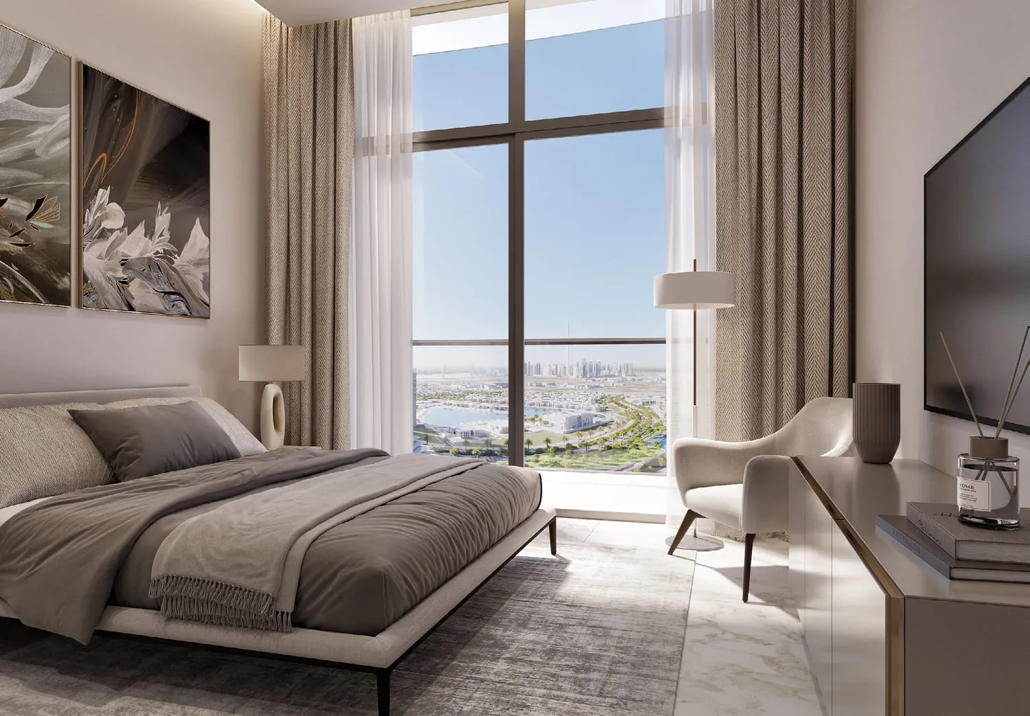 320 Riverside Crescent — спальня