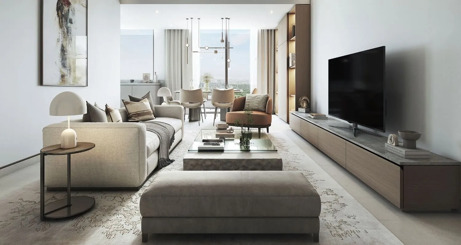 350 Riverside Crescent — интерьер гостиной, фото 8