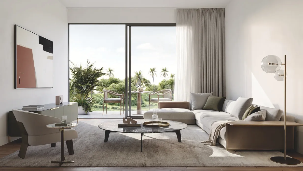 399 Hills Park — интерьер гостиной