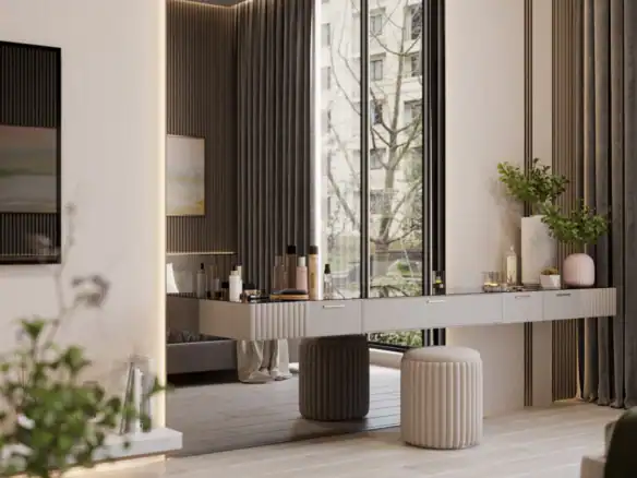 Q Gardens Loft — спальня, фото 13