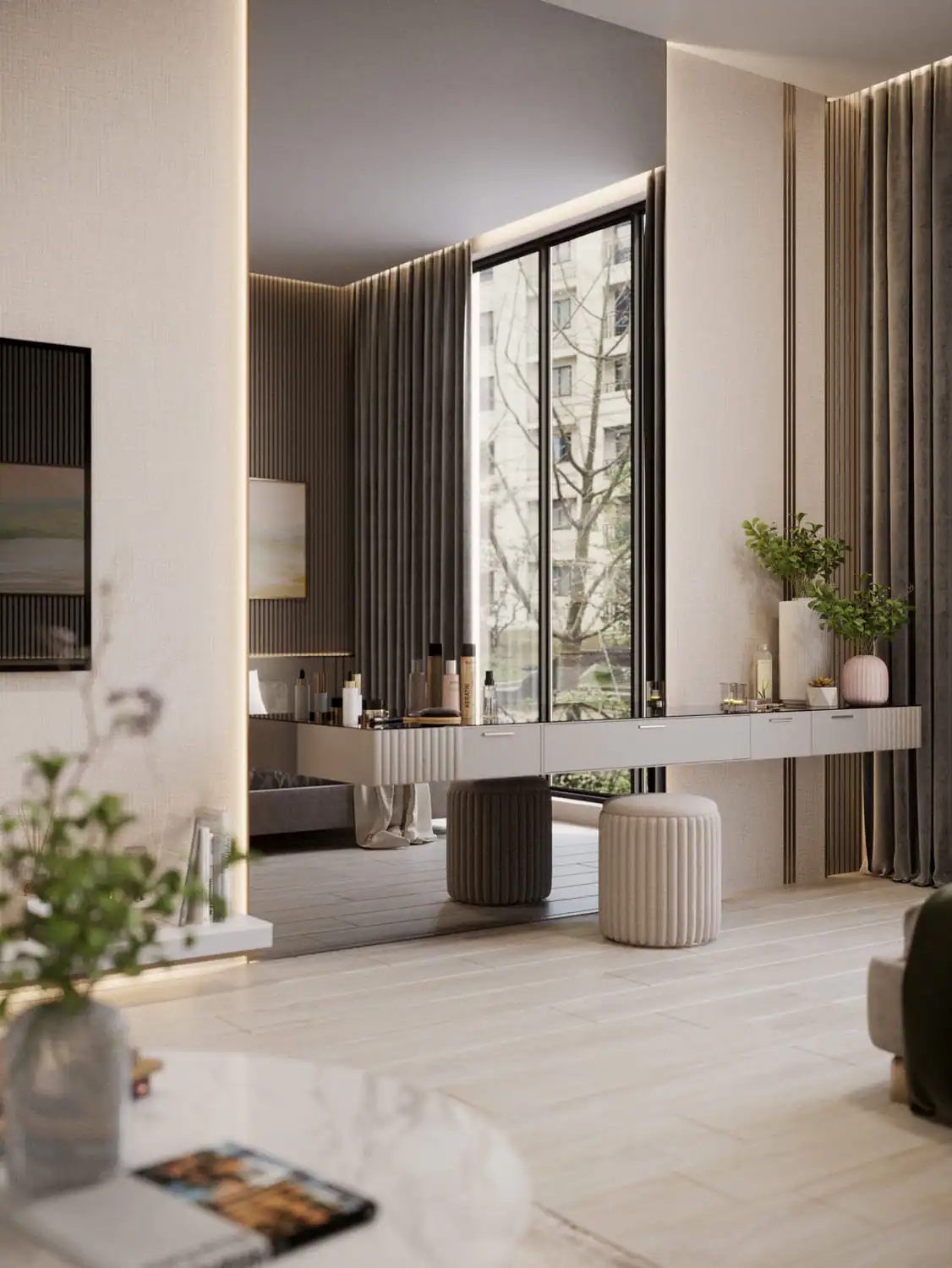Q Gardens Loft — спальня, фото 13