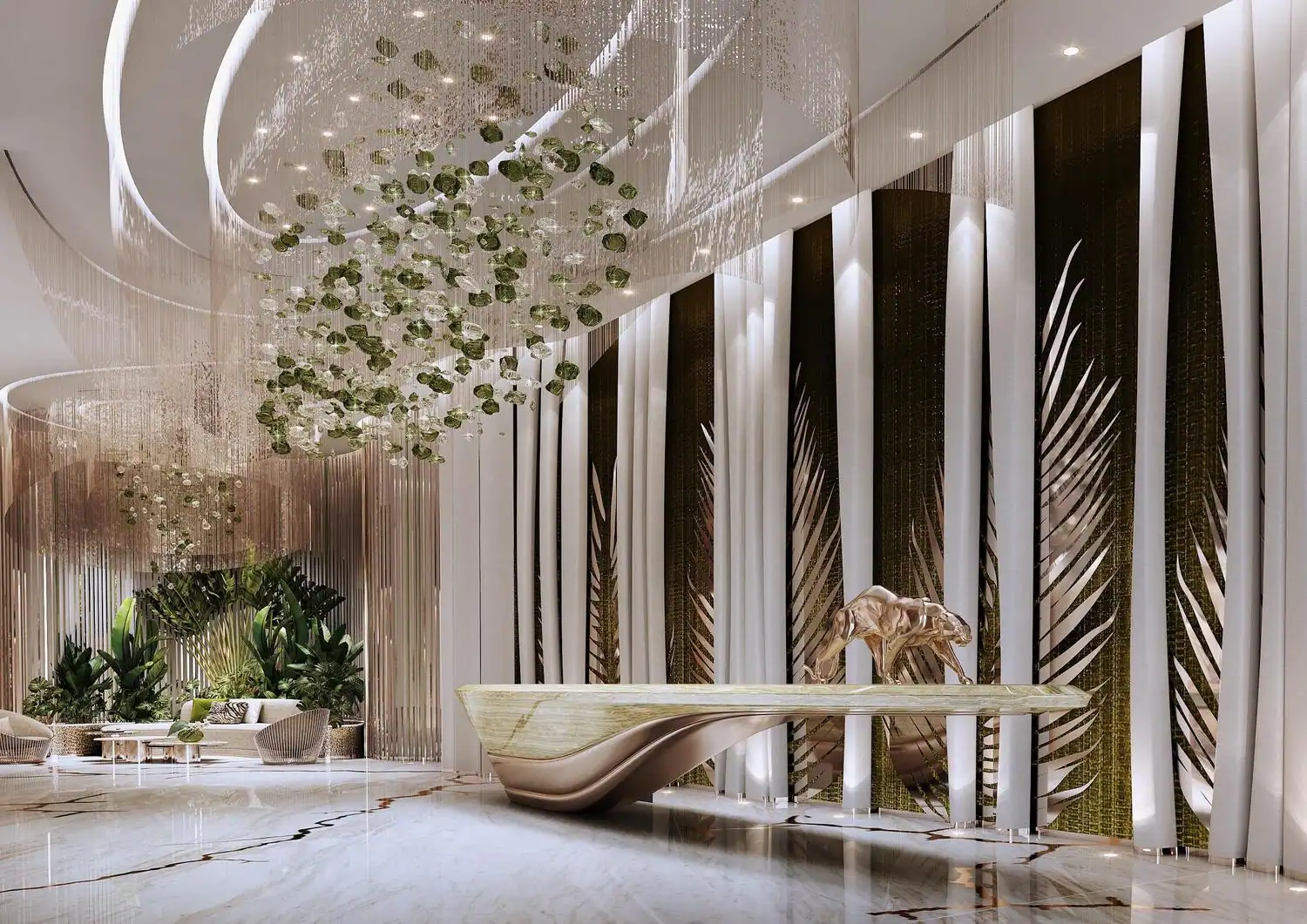Damac Bay 2 — лобби, фото 14