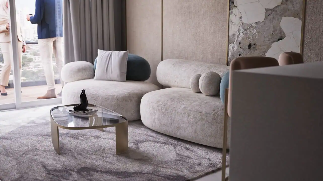 Avana Residences — интерьер гостиной