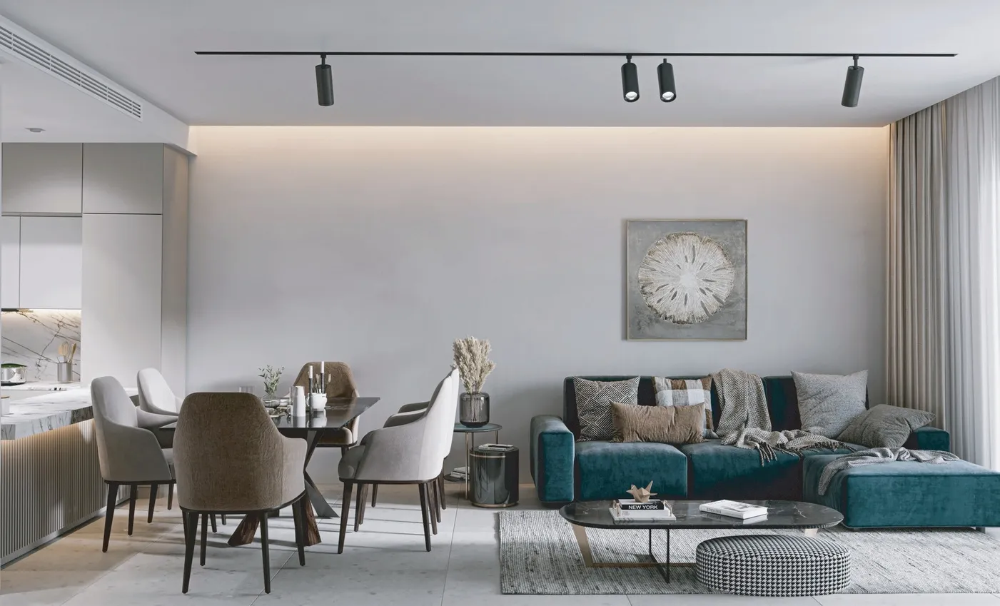 4B Living — интерьер гостиной, фото 11
