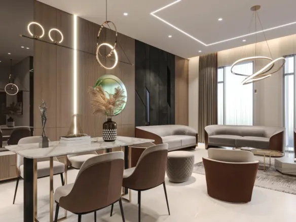 555 Park Views — интерьер гостиной, фото 5
