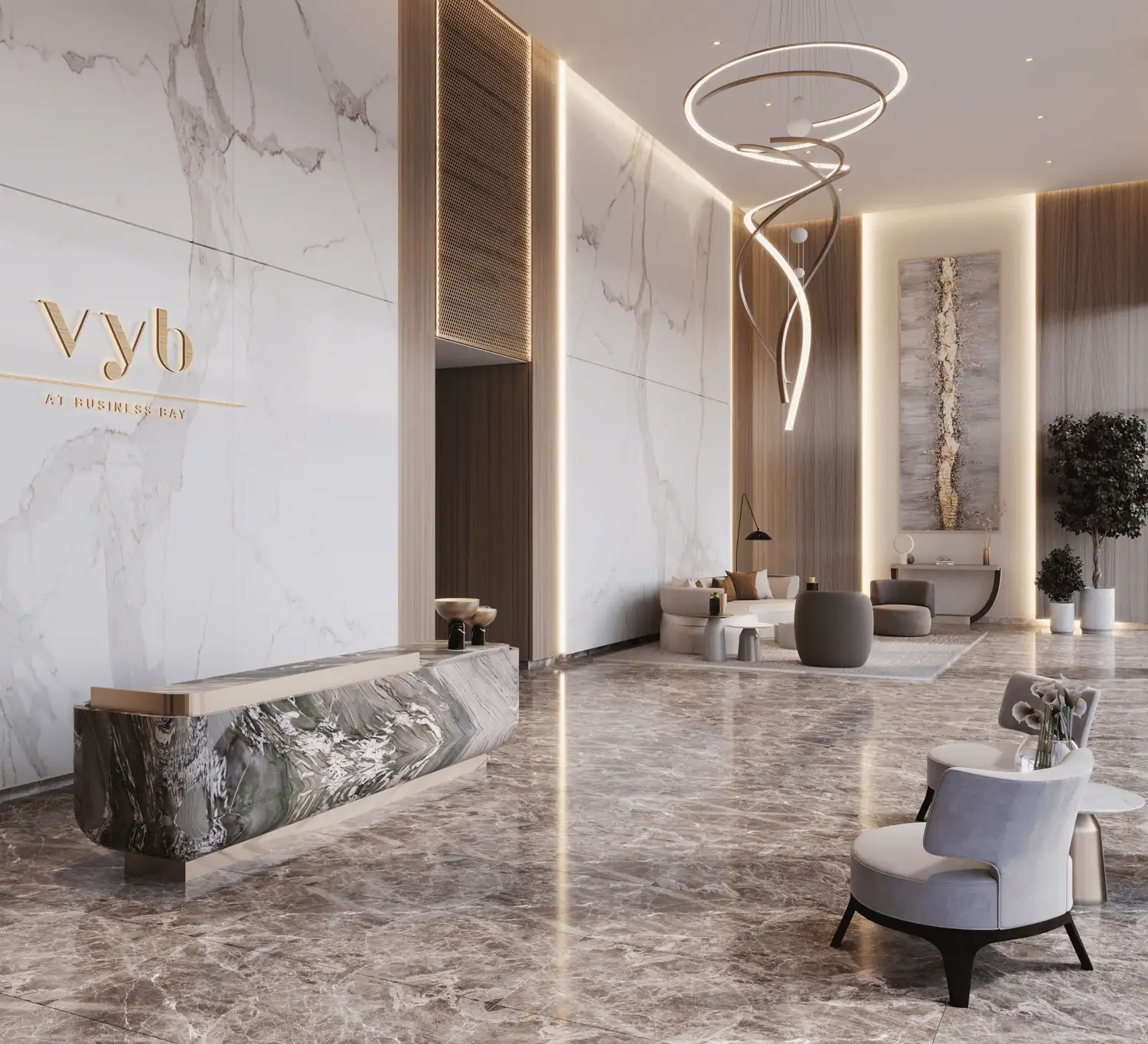 Vyb at Business Bay — лобби, фото 10