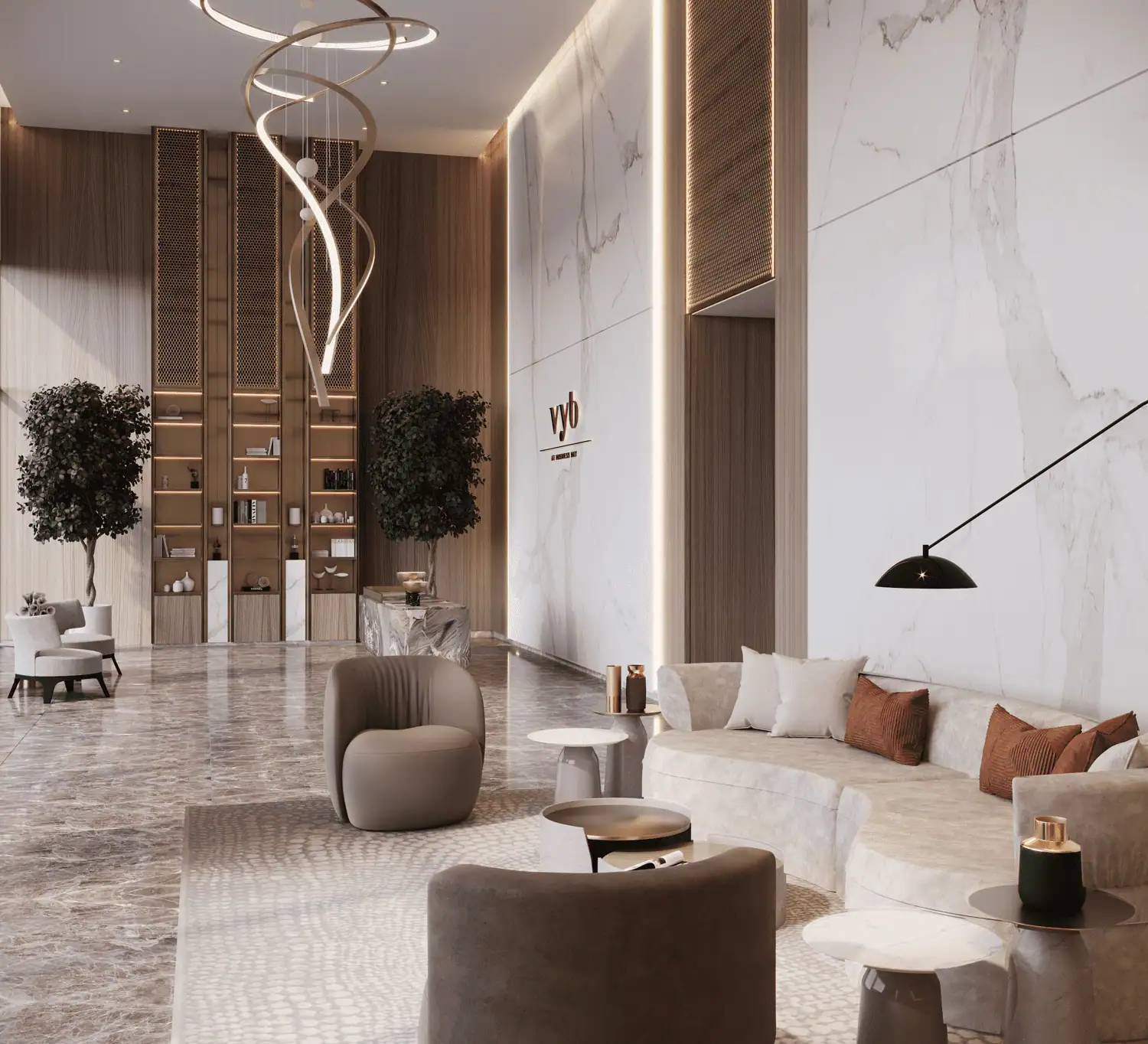 Vyb at Business Bay — лобби