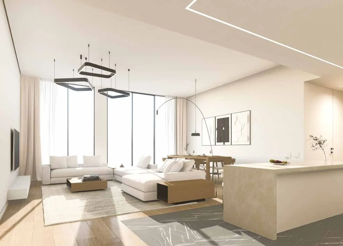 77 Boulevard — интерьер гостиной