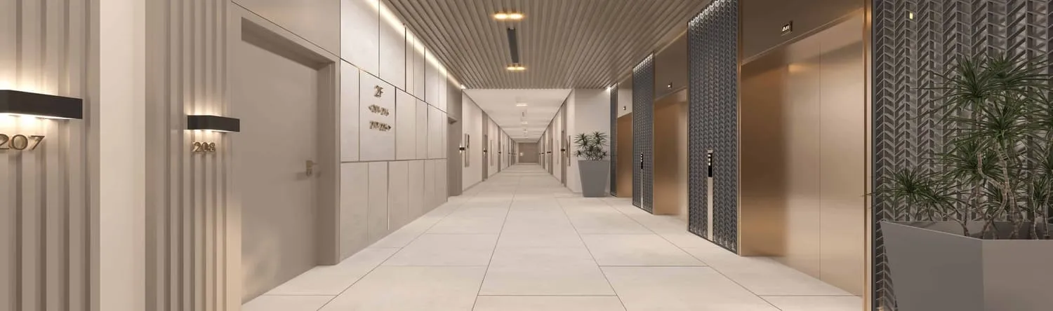 99 Parkplace — лифтовый холл
