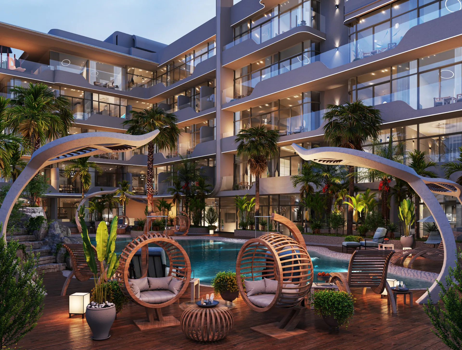 99 Parkplace — внутренний двор