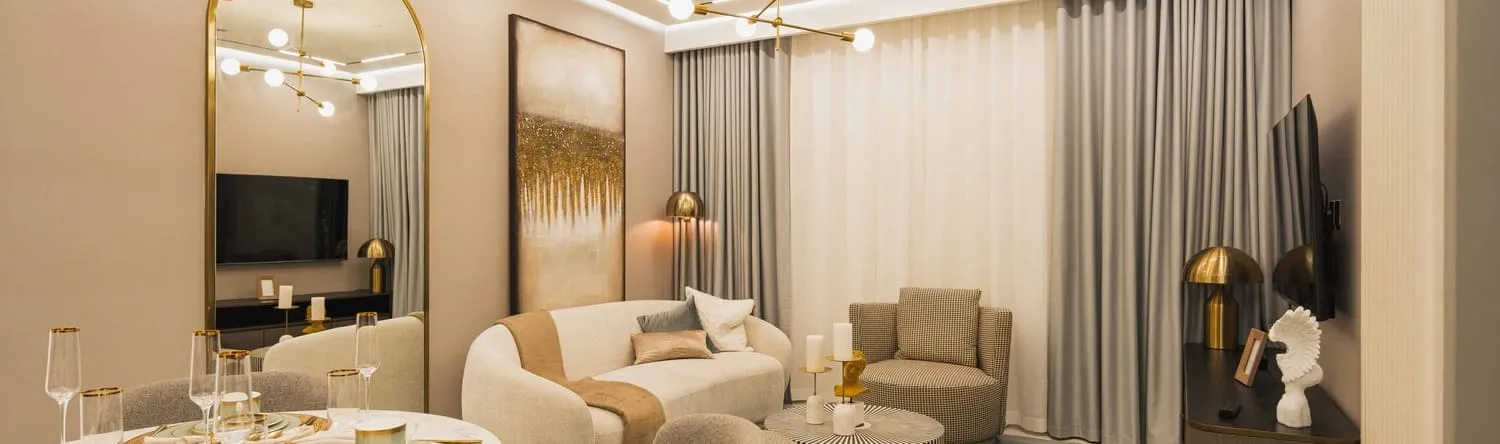 99 Parkplace — интерьер гостиной