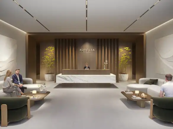 AUREL1A Residence — лобби