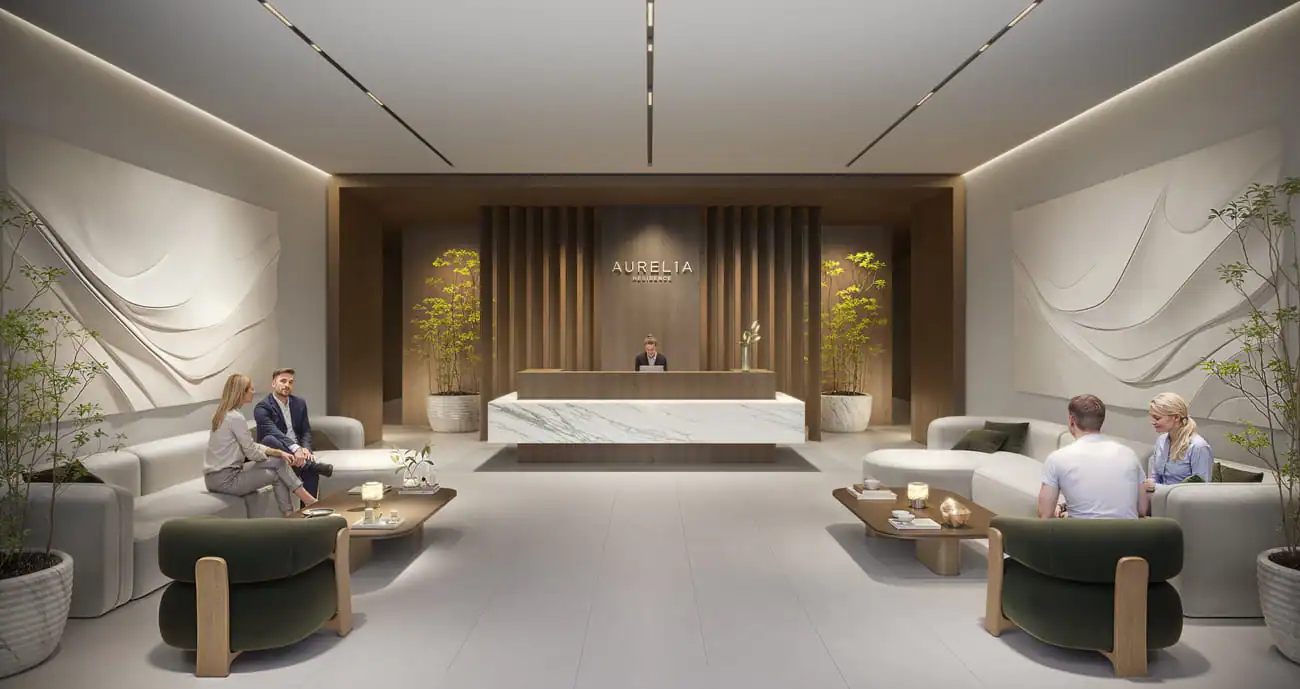AUREL1A Residence — лобби
