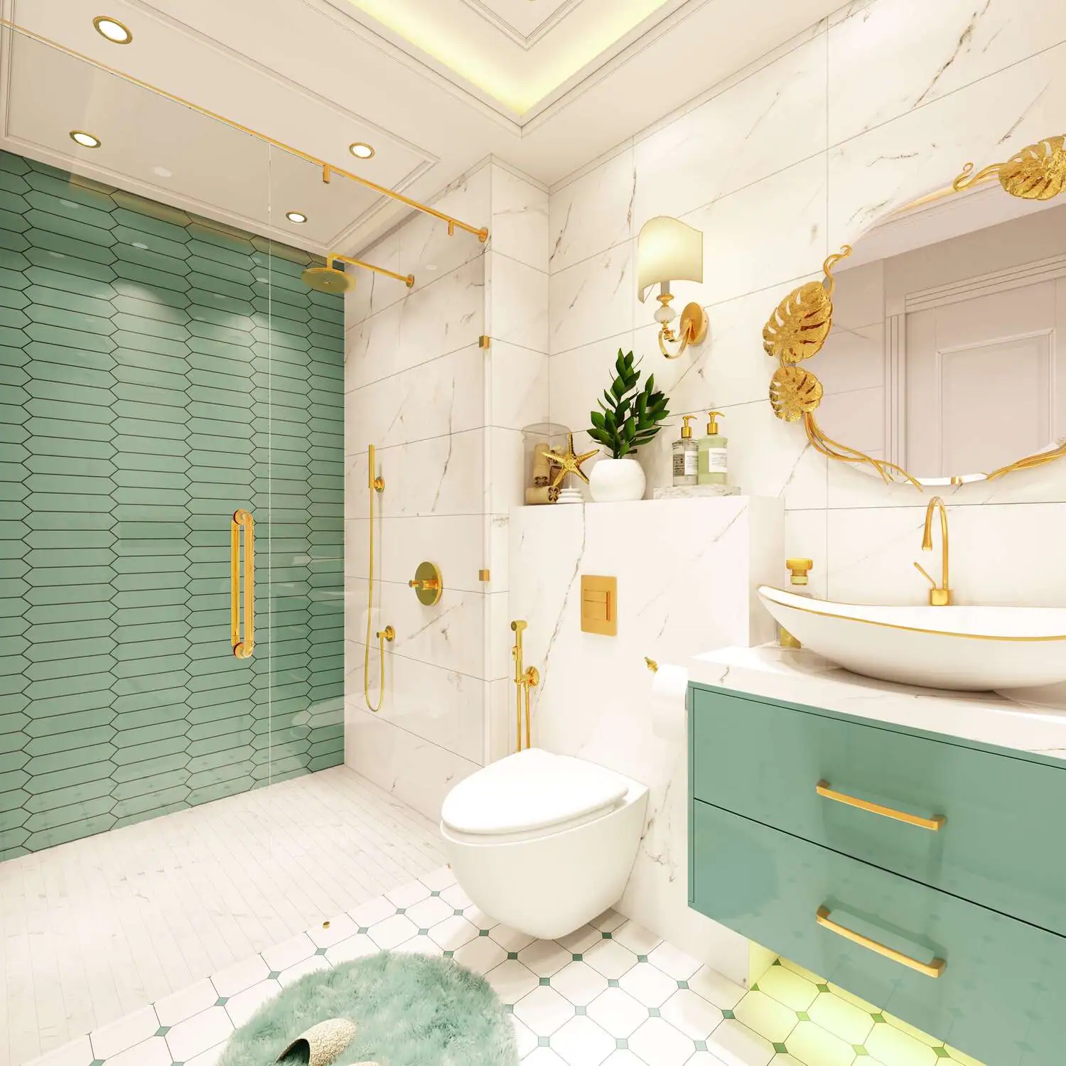 Vincitore Aqua Flora — ванная комната