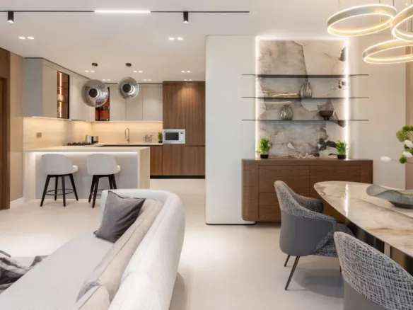 A1LA Residence — кухня-гостиная