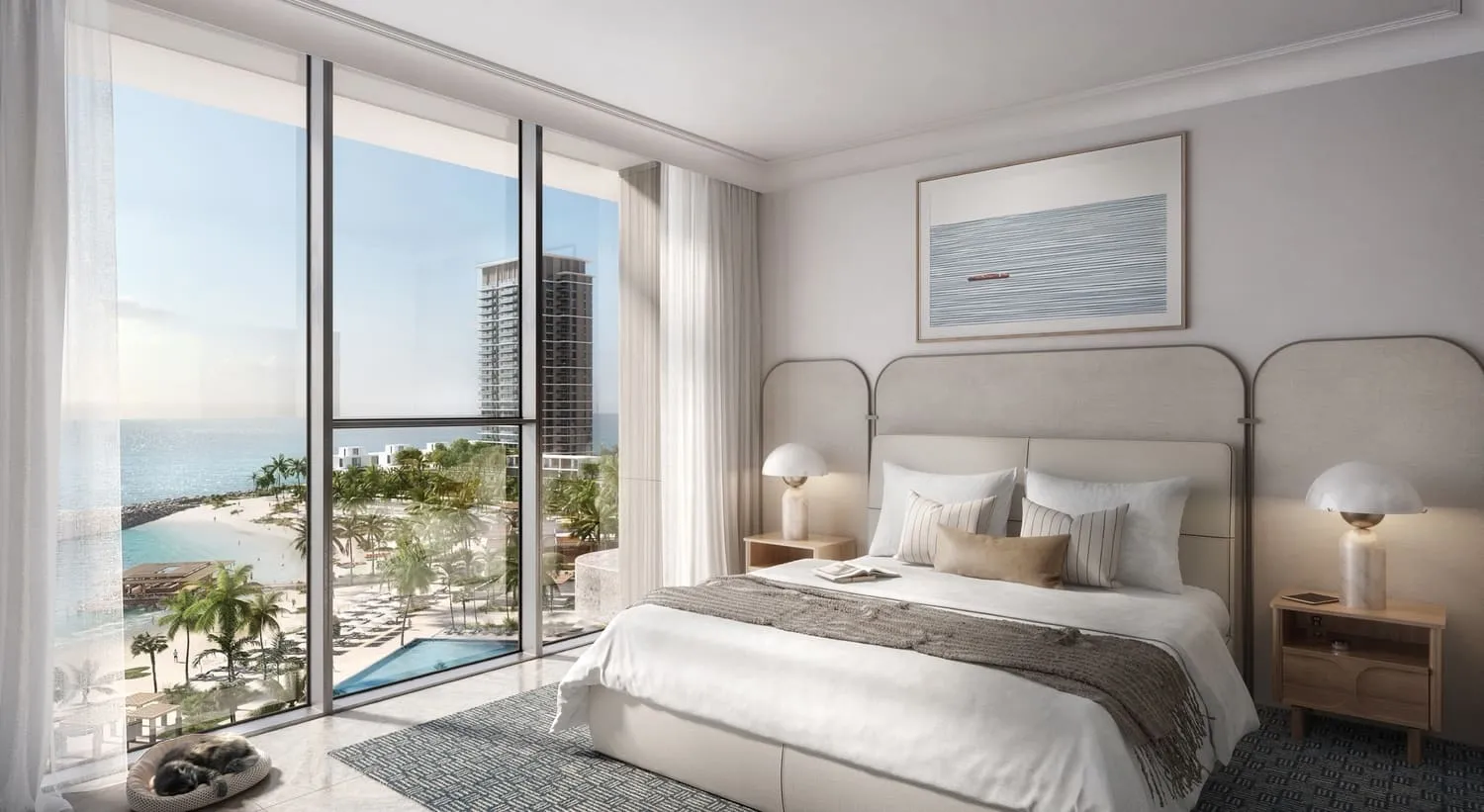 Address Residences Al Marjan Island — спальня, фото 10