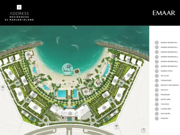 Address Residences Al Marjan Island в районе Остров Аль Маржан — фото 14