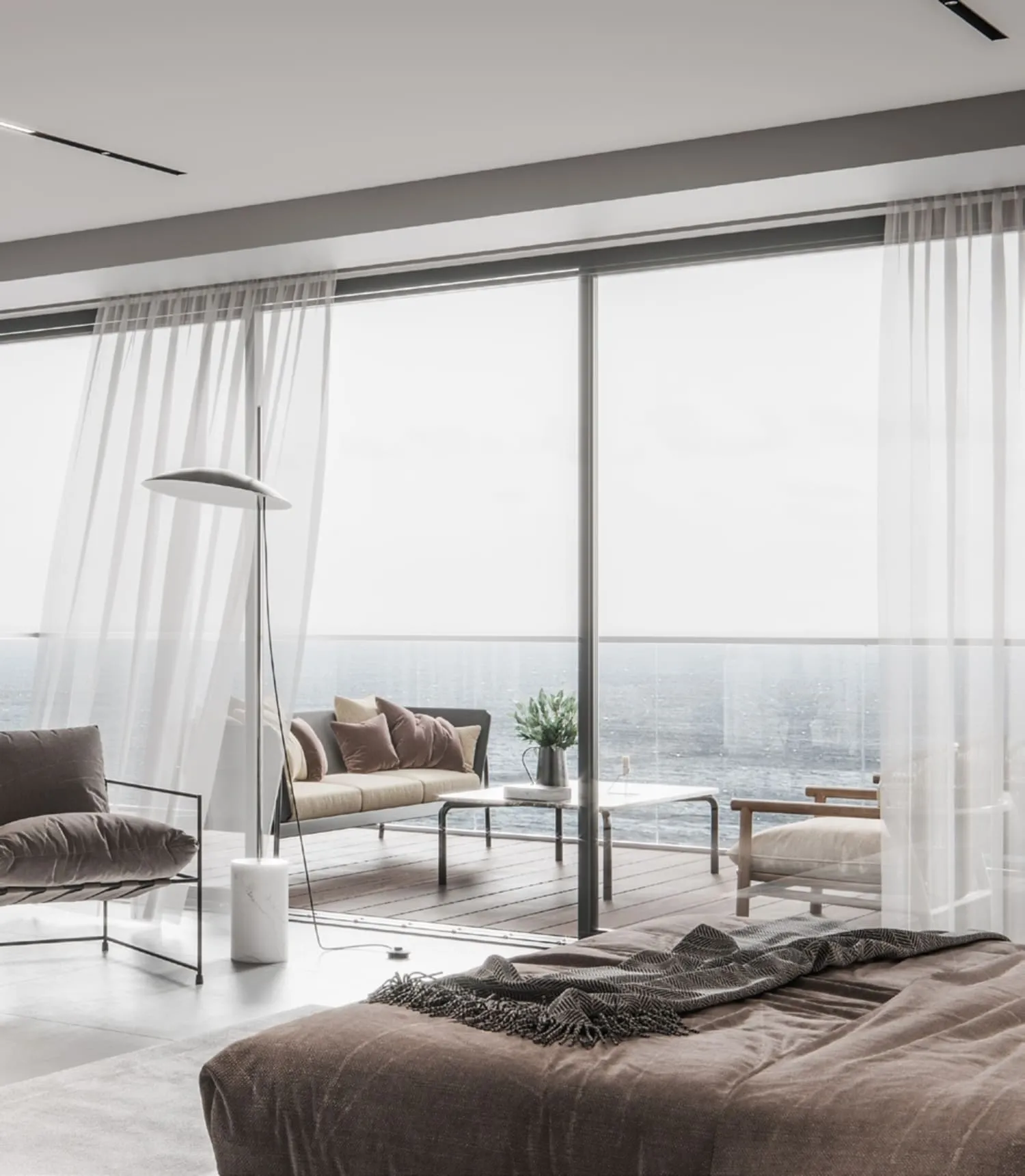 Address Residences Al Marjan Island — спальня