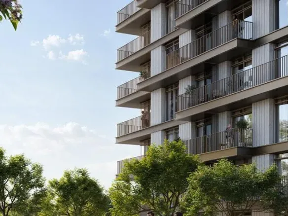 Address Residences Dubai Creek Harbour — фасад здания