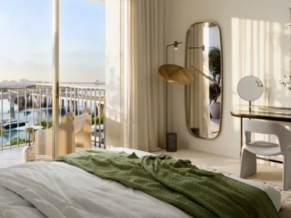 Address Residences Dubai Creek Harbour — спальня