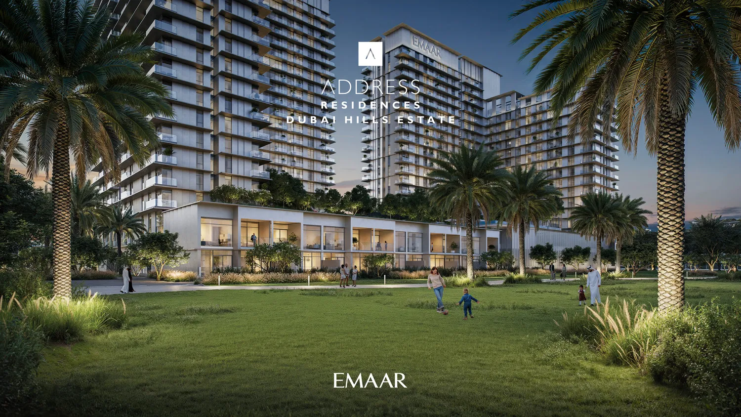 Address Residences Dubai Hills Estate — вид на комплекс, фото 4